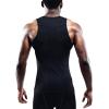 imageNELEUS Mens 3 Pack Dry Fit Compression Tank Top802 3 PackblackGreyWhite