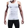 imageNELEUS Mens 3 Pack Dry Fit Compression Tank Top802 3 PackwhiteWhiteWhite
