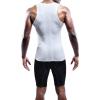 imageNELEUS Mens 3 Pack Dry Fit Compression Tank Top802 3 PackwhiteWhiteWhite