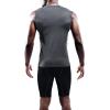 imageNELEUS Mens 3 Pack Dry Fit Compression Tank Top803 BlackGreyBlue 3 Pack