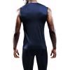 imageNELEUS Mens 3 Pack Dry Fit Compression Tank Top803 BlackGreyNavy Blue 3 Pack