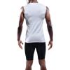 imageNELEUS Mens 3 Pack Dry Fit Compression Tank Top803 WhiteWhiteWhite 3 Pack