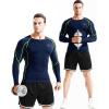 imageNELEUS Mens 3 Pack Dry Fit Long Sleeve Compression Shirts Workout Running Shirts5030 BlackgreenGreyNavy Blue 3 Pack