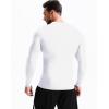 imageNELEUS Mens 3 Pack Dry Fit Long Sleeve Compression Shirts Workout Running ShirtsZ020 BlackGreyWhite