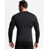 imageNELEUS Mens 3 Pack Dry Fit Long Sleeve Compression Shirts Workout Running ShirtsZ023 BlackGreyWhite