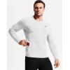 imageNELEUS Mens 3 Pack Dry Fit Long Sleeve Compression Shirts Workout Running ShirtsZ023 BlackGreyWhite