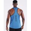 imageNELEUS Mens 3 Pack Running Tank Top Dry Fit YBack Athletic Workout Tank Tops5097 BlackGreyLight Blue 3 Pack