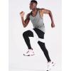 imageNELEUS Mens 3 Pack Running Tank Top Dry Fit YBack Athletic Workout Tank Tops5097 BlackGreyWhite 3 Pack