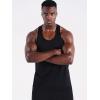 imageNELEUS Mens 3 Pack Running Tank Top Dry Fit YBack Athletic Workout Tank Tops5097 BlackNavyLight Blue 3 Pack