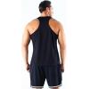 imageNELEUS Mens 3 Pack Running Tank Top Dry Fit YBack Athletic Workout Tank Tops5161 BlackGreyRed