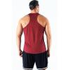 imageNELEUS Mens 3 Pack Running Tank Top Dry Fit YBack Athletic Workout Tank Tops5161 RedOlive GreenNavy Blue