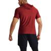 imageNELEUS Mens Dry Fit Performance Athletic Shirt with Hoods5063 2 Pack black GreyRed