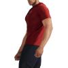 imageNELEUS Mens Dry Fit Performance Athletic Shirt with Hoods5063 2 Pack navyRed