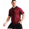 imageNELEUS Mens Dry Fit Performance Athletic Shirt with Hoods5112 BlackBlueRed 3 Pack
