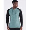 imageNELEUS Mens Running Shirt Long Sleeve Workout Shirts with Hoods5102 Dark GreyLight GreenRed 3 Pack