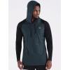 imageNELEUS Mens Running Shirt Long Sleeve Workout Shirts with Hoods5102 Dark GreySlate GreyRed 3 Pack