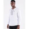 imageNELEUS Mens Running Shirt Long Sleeve Workout Shirts with HoodsUpf 50 BlackGreyWhite 3 Pack