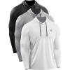 (Upf 50+) Black/Grey/White 3 Pack