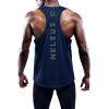imageNELEUS Mens 3 Pack Dry Fit YBack Muscle Tank Top5031 3 Pack Black blue navy