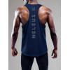 imageNELEUS Mens 3 Pack Dry Fit YBack Muscle Tank Top5031 3 Pack Black blue navy