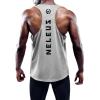 imageNELEUS Mens 3 Pack Dry Fit YBack Muscle Tank Top5031 3 Pack Black grey red