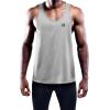 imageNELEUS Mens 3 Pack Dry Fit YBack Muscle Tank Top5031 3 Pack Black grey red