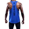 imageNELEUS Mens 3 Pack Dry Fit YBack Muscle Tank Top5031 3 Pack Blue red yellow