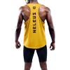 imageNELEUS Mens 3 Pack Dry Fit YBack Muscle Tank Top5031 3 Pack Red yellow navy