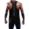 imageNELEUS Mens 3 Pack Dry Fit YBack Muscle Tank TopBlackGreyOlivegreen