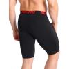 imageNELEUS Mens 3 Pack Running Compression Shorts with Pockets6064 BlackBlueRed 3 Pack