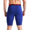 imageNELEUS Mens 3 Pack Running Compression Shorts with Pockets6064 BlackBlueRed 3 Pack