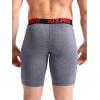 imageNELEUS Mens 3 Pack Running Compression Shorts with Pockets6064 BlackGreyBlue 3 Pack