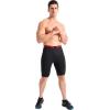 imageNELEUS Mens 3 Pack Running Compression Shorts with Pockets6064 BlackGreyBlue 3 Pack