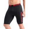 imageNELEUS Mens 3 Pack Running Compression Shorts with Pockets6064 BlackGreyRed 3 Pack