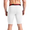 imageNELEUS Mens 3 Pack Running Compression Shorts with Pockets6064 BlackGreyWhite 3 Pack