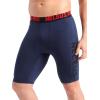 imageNELEUS Mens 3 Pack Running Compression Shorts with Pockets6064 BlueNavyRed 3 Pack