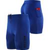 imageNELEUS Mens 3 Pack Running Compression Shorts with Pockets6072 BlackBlueRed 3 Pack