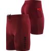 imageNELEUS Mens 3 Pack Running Compression Shorts with Pockets6072 BlackGreyRed 3 Pack