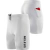 imageNELEUS Mens 3 Pack Running Compression Shorts with Pockets6072 BlackGreyWhite 3 Pack