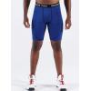 imageNELEUS Mens 3 Pack Running Compression Shorts with Pockets6082 BlackGreyBlue 3 Pack