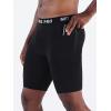 imageNELEUS Mens 3 Pack Running Compression Shorts with Pockets6082 BlackGreyRed 3 Pack