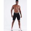 imageNELEUS Mens 3 Pack Running Compression Shorts with Pockets6082 BlackGreyWhite 3 Pack