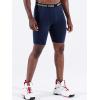 imageNELEUS Mens 3 Pack Running Compression Shorts with Pockets6082 RedNavyBlue 3 Pack