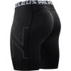 imageNELEUS Mens 3 Pack Running Compression Shorts with Pockets6087 BlackRedBlue 3 Pack