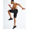 imageNELEUS Mens Compression Short with Pocket Dry Fit Yoga Running Shorts Pack of 36063 BlackBlackBlack 3 Pack