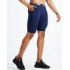 imageNELEUS Mens Compression Short with Pocket Dry Fit Yoga Running Shorts Pack of 36063 BlackGreyNavy Blue 3 Pack