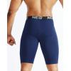 imageNELEUS Mens Compression Short with Pocket Dry Fit Yoga Running Shorts Pack of 36063 BlackGreyNavy Blue 3 Pack