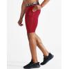 imageNELEUS Mens Compression Short with Pocket Dry Fit Yoga Running Shorts Pack of 36063 BlackGreyRed 3 Pack