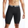 imageNELEUS Mens Compression Short with Pocket Dry Fit Yoga Running Shorts Pack of 36063 BlackGreyRed 3 Pack