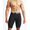 imageNELEUS Mens Compression Short with Pocket Dry Fit Yoga Running Shorts Pack of 36063 BlackGreyWhite 3 Pack